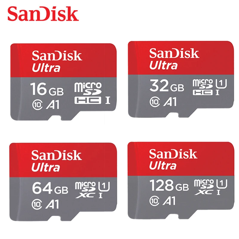 Карта памяти Sandisk sd карта 64 Гб 32 16 micro 128 класс 10|Карты памяти| |