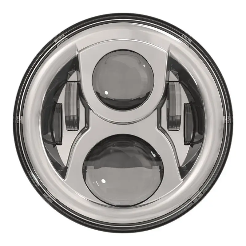 7inch  Round LED Headlight Kit 8700G2 Gen 2 Daymaker with Matching Passing Lamps  Adapter Ring