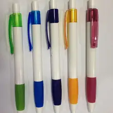 Тип белая рекламная шариковая ручка персональный логотип ручка отпечаток Низкая цена Распродажа подарочная ручка фирменный логотип пластиковая шариковая ручка