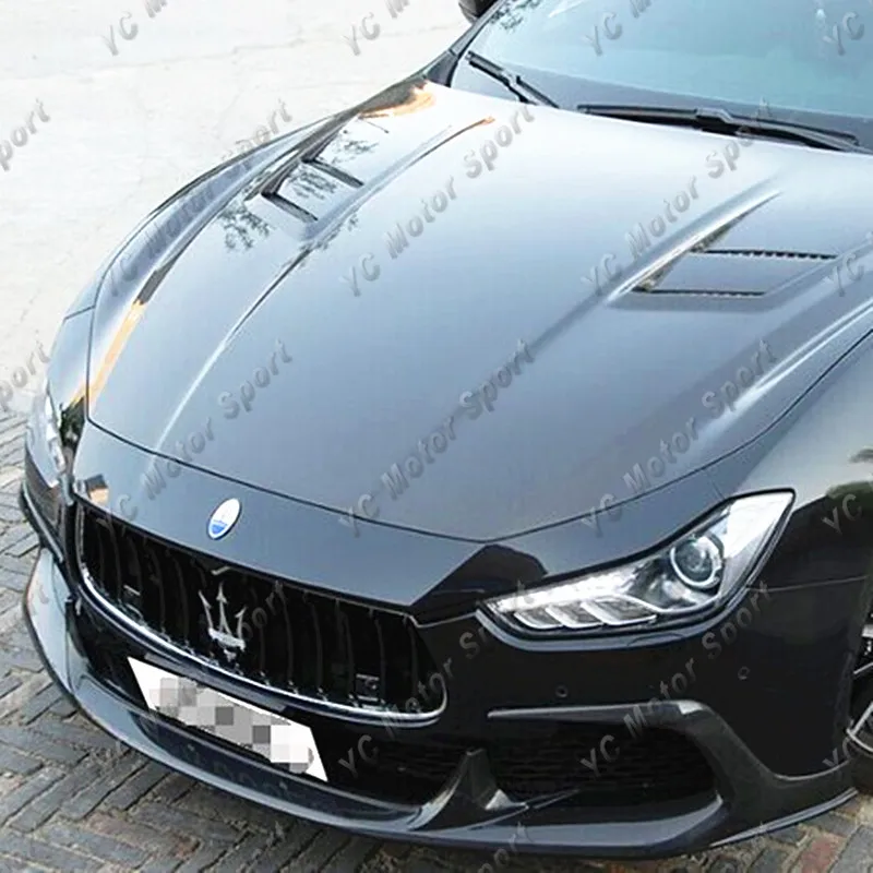 2014-2016 Maserati Ghibli Aspec Style Hood Bonnet CF (22)