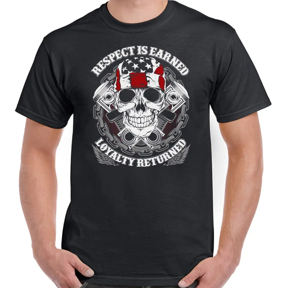 Уважения заработанные UOMO T-SHIRT стиле MOTOCICLISTA Мото MOTOCICLETTA INDIANO T гадит печати