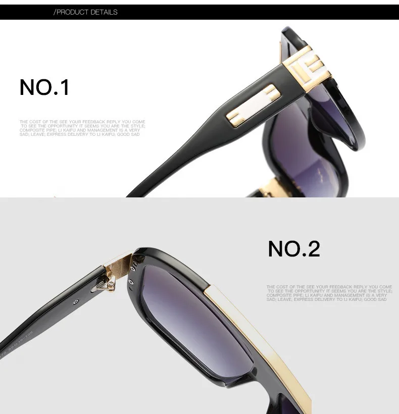 High Quality New Popular Sunglasses Men Brand Designer 2017 Retro Sun Glasses For men Male Sunglass Luxury Mirror UV400 (13)