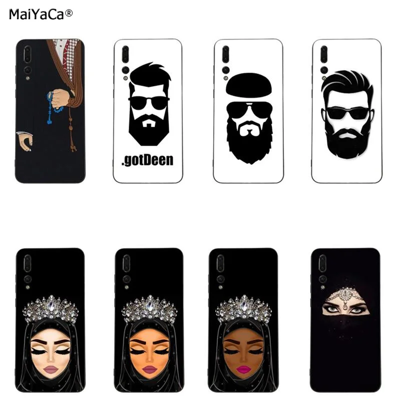 

muslim islamic girl man phone case for Huawei P20 P30 Pro P20 lite P10 plus P9 Mate 10 lite 20 pro Honor view 10 Nova 3e 4