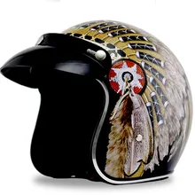 personality Vintage motorcycle helmet Open face retro 3/4 half helmet Motocross para Moto Casque Casco Motocicleta Capacete personality Vintage motorcycle helmet Open face retro 3/4 half helmet Motocross para Moto Casque Casco Motocicleta Capacete