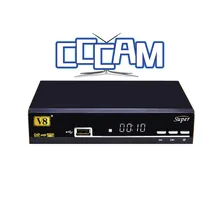 1 Año CCCAM Europa V8 súper Decodificador mejor que openbox DVB-S2 Receptor de Satélite cccam Apoyado powervu Completo bisskey IPTV