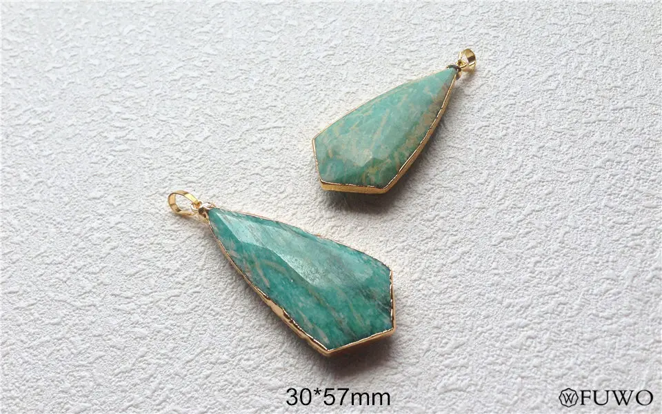 Natural Amazonite Stone Pendant 9