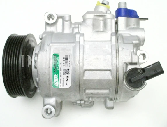 

7E0820803J 7E0820803H JP6SEU14CND1 447150-2601 447150-2603 6SEU14C auto ac compressor for VW AMAROK TRANSPORTER MULTIVAN 2.0 TDI