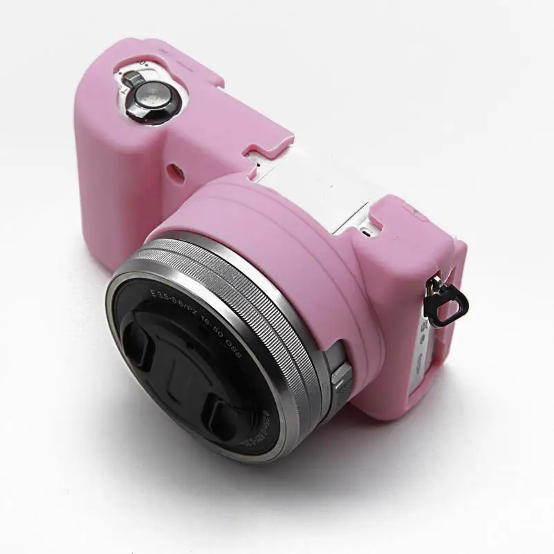 Silicone Rubber Camera Bag Protective Body Cover Case for Sony A5100A5000 A6000-9