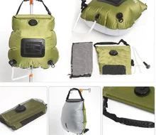 2019 Water Bags For Outdoor Camping Hiking Solar Shower Bag 20L Heating Camping Shower Bag Hose Switchable Shower Head Hot Sale solar outdoor camping shower bag 20 liters 5 gallons