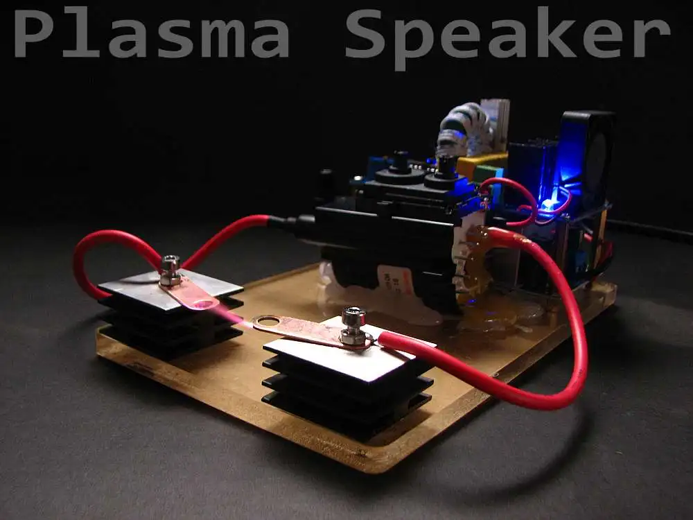 tesla speaker plasma