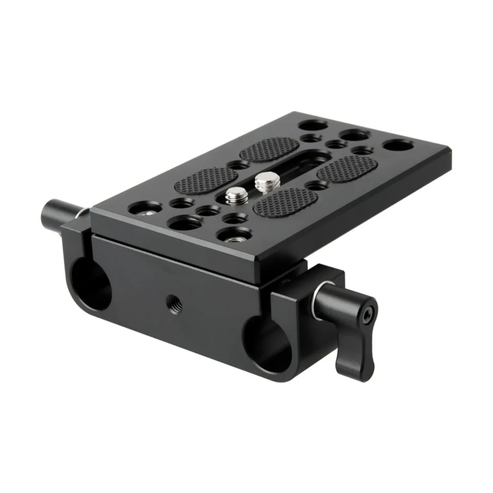 NICEYRIG многофункциональная камера Базовая пластина с 15 мм стержень рельсовое крепление для DSLR камеры плеча Rig поддержка системы студийной серии