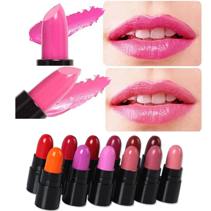 Матовая помада комплект макияж губ Maquiagem Labiales матовые жидкая Красота 12 шт. бренд