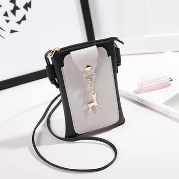 

Women Bag Fashion Patchwork Deer Cover Crossbody Shoulder Phone Coin taschen women bolsa masculina sac femme borse da donna