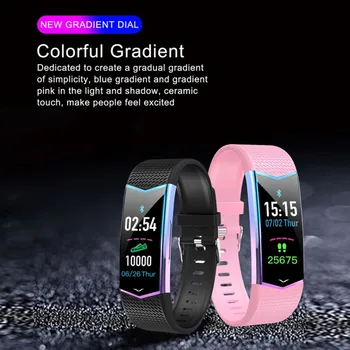 

NEW Blood Pressure Smart Bracelet Activity Tracker Smart Band Information Push Sports Fitness Bracelet Health Wristband