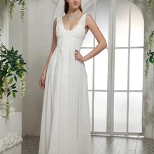 Сплетница Серена колонна глубокий v-образный вырез в пол знаменитое шифоновое платье/красный ковер платье