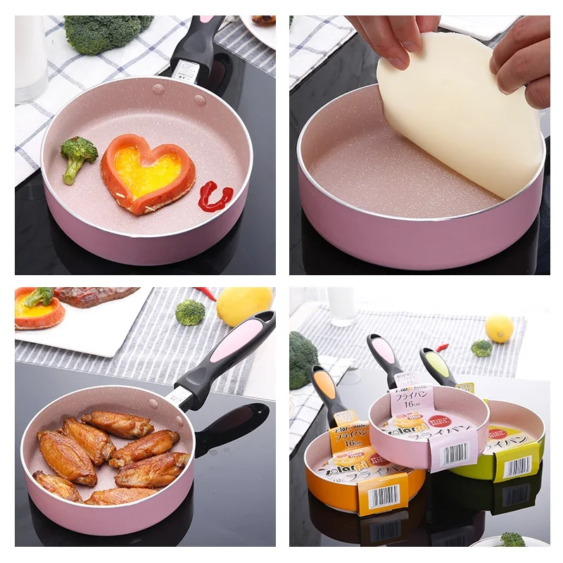 Non stick Copper Frying Pan Japanese 16 cm small frying pan Ceramic