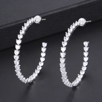 

GODKI New Fashion Wheat Leaf Cubic Zirconia Women Thin Round Stud Earrings for Wedding Jewelry pendientes mujer mod 2018