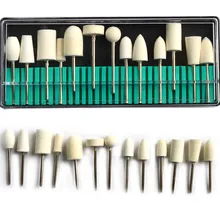13styles/Set Wool Material Nail Bit Set Manicure and Pedicure Nail Art Machine Accessories Nail File Nail Tools NDBP12