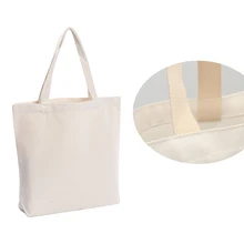 Экологичная одноплечевая Складная одноцветная сумка для хранения многоразовая портативная большая емкость сумка для покупок парусиновая Студенческая сумка-тоут