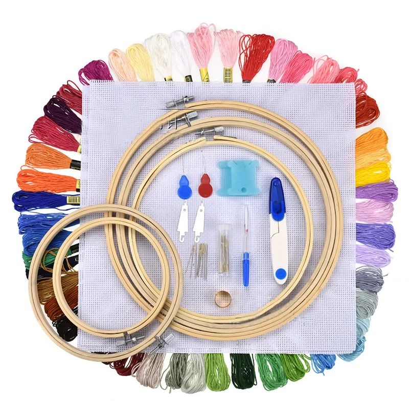 

50 Colors Magic Embroidery Stitching Punch Needle Sewing Pen Accessories Craft Tool For DIY Threaders Knitting Tools Set