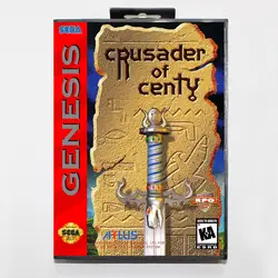 Крестоносец из centy 16 бит md карты с розничной коробке для Sega megadrive игровая консоль системы