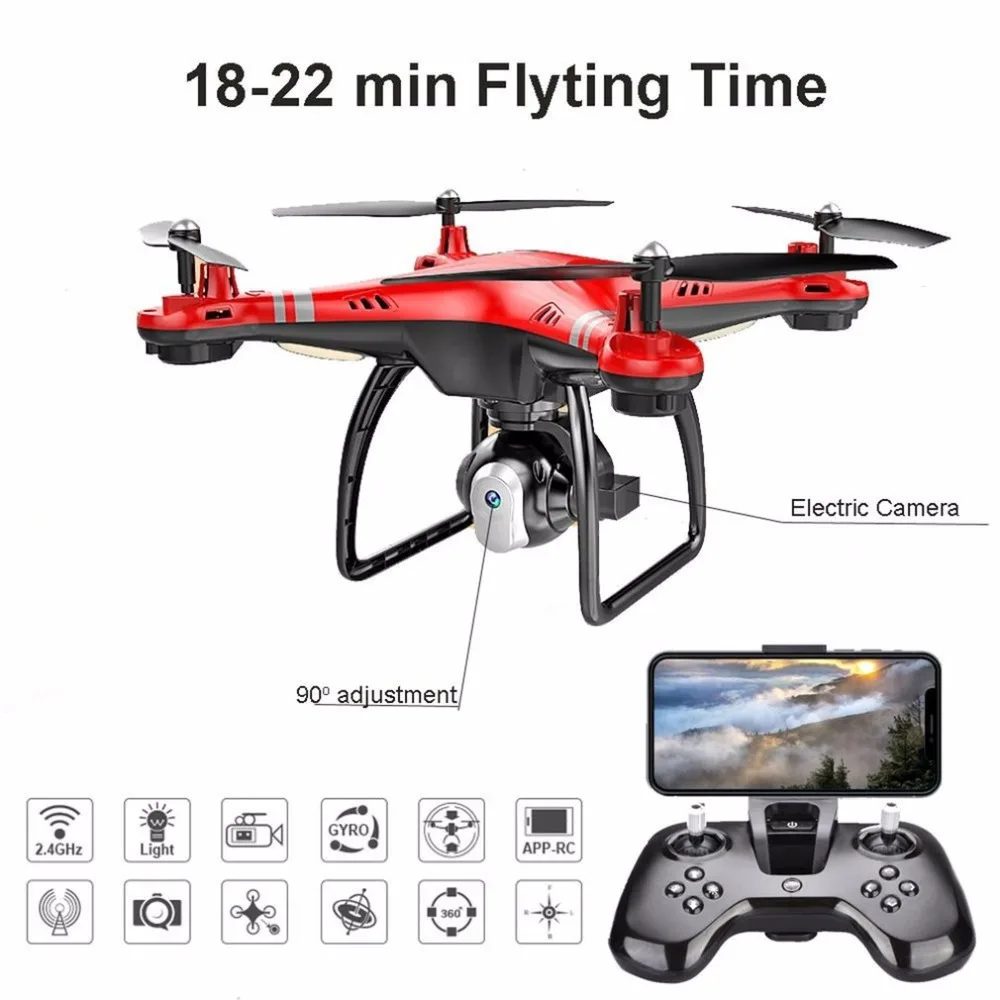 X8 RC Drone with HD 3MP Camera Altitude Hold One Key Return/Landing/Take Off Headless Mode 2.4G RC Quadcopter Drone Dropshipping