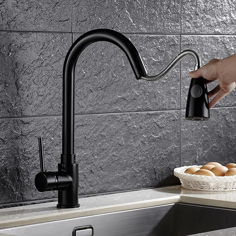 Free Shipping Pull Out kitchen faucet chrome brass hot and cold water tap sink mixer tap wash basin faucet basin mixer Free Shipping Pull Out kitchen faucet chrome brass hot and cold water tap sink mixer tap wash basin faucet basin mixer