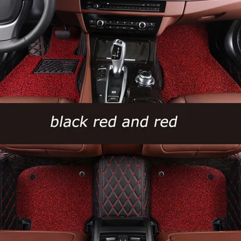 

kalaisike Custom car floor mats for Jaguar All Models F-PACE XJL XF XE F-TYPE XK XFL XEL car styling car accessories