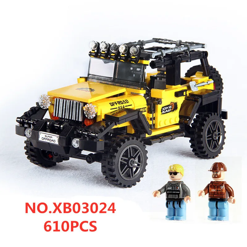 City Car Series Block Off-road Vehicle Building Blocks Diy Educational Bricks Toys Gift For Children Compatible With Legoing