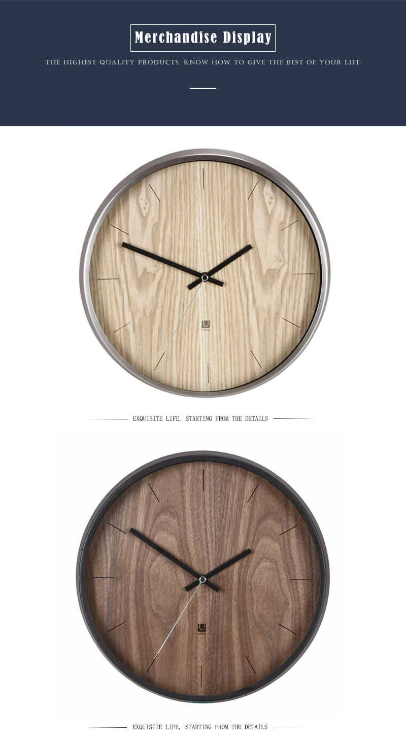 Твердые деревянные настенные часы в европейском стиле простые часы декоративные промышленные настенные часы Wanduhr Современные часы Wanduhren