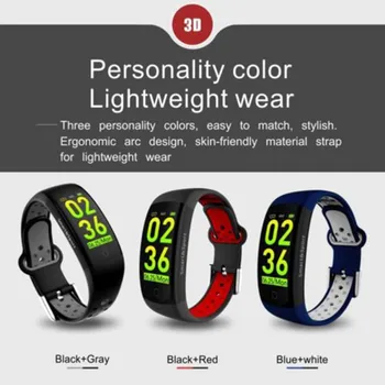 

HOT Q6S Smart Bracelet HR Fitness Tracker Wristband SleepTracker Waterproof IP68 Activity Tracker Smart band for Android IOS
