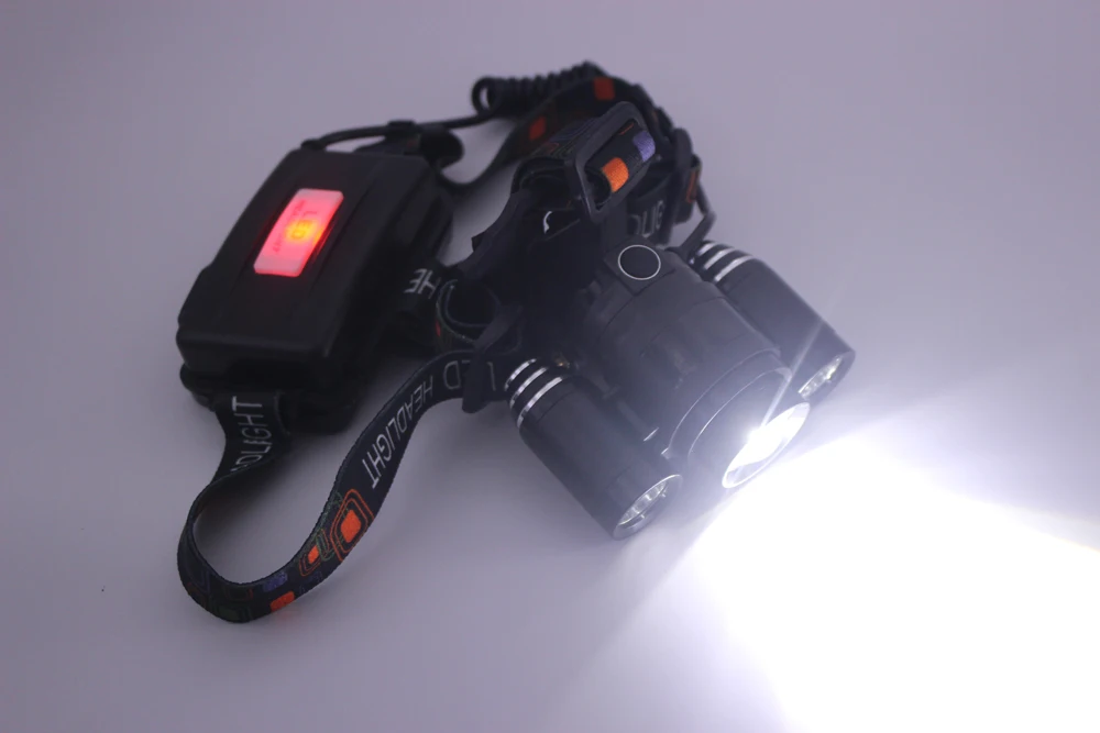 Новинка 2018 1 * T6 2 R2 3x LED лм регулируемый фокус с зумом 4 режима перезаряжаемый