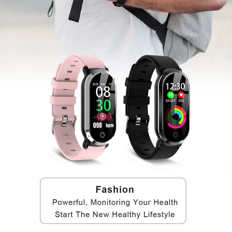 T1 Smart Браслет Heart Rate крови Давление монитор Фитнес браслет трекер педометр для iphone Android huawei телефон