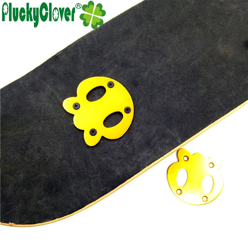 Skateboard Pads Aluminium Alloy Panda Shape Skateboard Bolts Anti