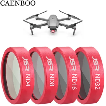 

CAENBOO Drone Camera Neutral Density ND4+ND8+ND16+ND32 Filter 4in1 Glass Set For DJI Mavic 2 Zoom Gimbal Protector Accessories