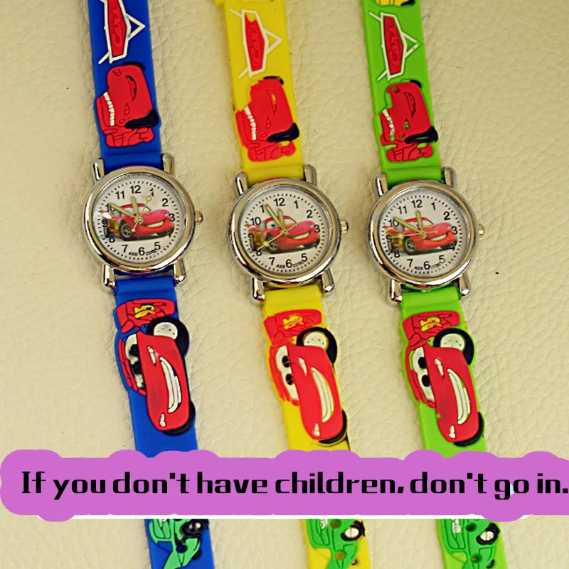 

Hot Sale 2019 New Release Fashion Cor Team 3D Children Watch Silicon Cartoon Kids Sport Watches Boys Girls Quartz Child Watch