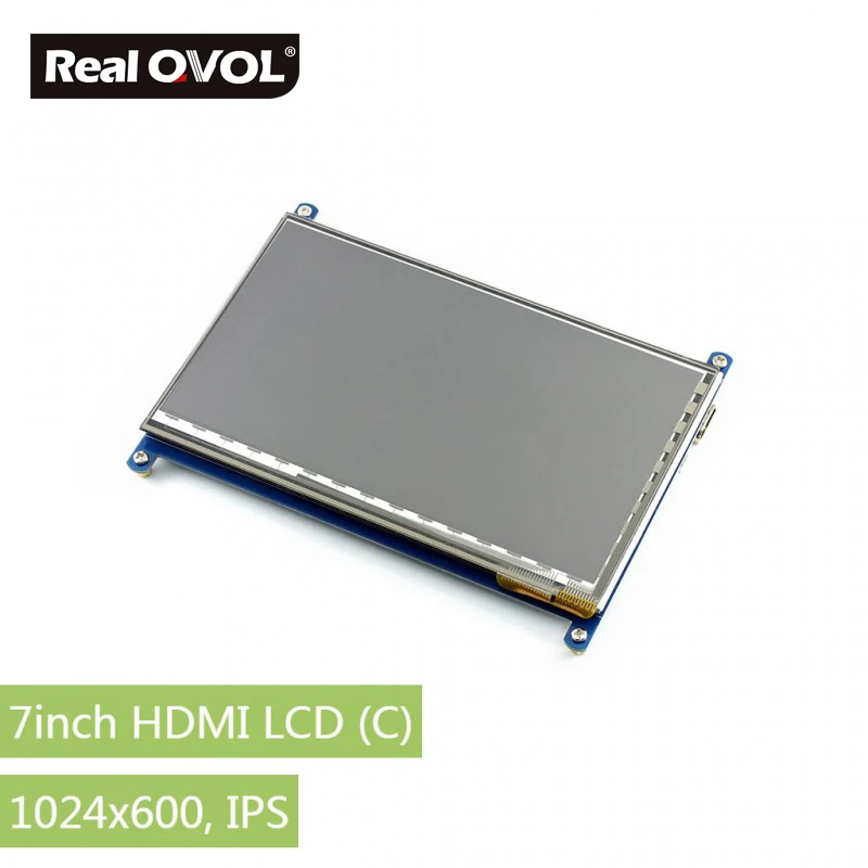 

RealQvol 7inch HDMI LCD (C) Capacitive Touch Screen LCD, HDMI interface, supports various systems Raspberry Pi Banana Pi