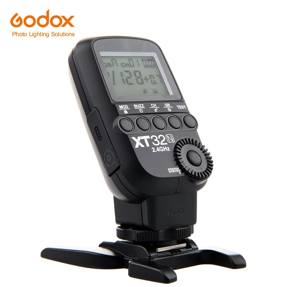 

Godox XT32N XT-32N 2.4G Wireless 1/8000s High-speed sync Flash Trigger for Godox X System Flash XTR-16 XTR-16S for Nikon DSLR