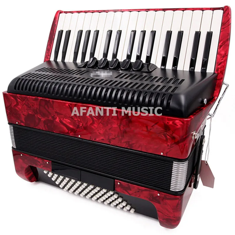 Afanti Music 34 k/60 басовый аккордеон(AAD-161 - Цвет: Красный