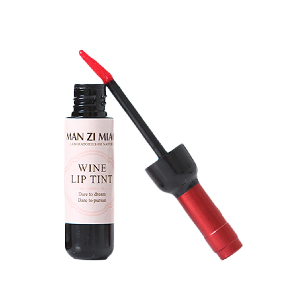 Red Wine Bottle Matte Lip Gloss Waterproof Long Lasting Lipgloss
