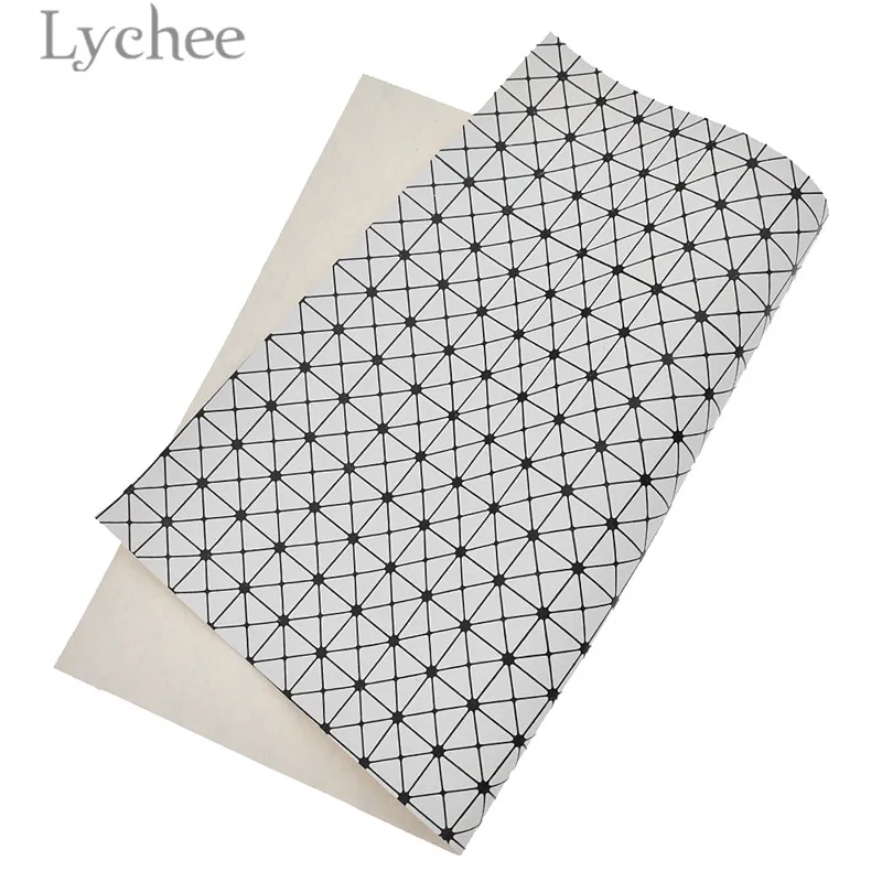 Lychee Life 29x21 см A4 плед искусственная кожа тисненая синтетическая кожа для обивки DIY швейный материал для сумок одежды