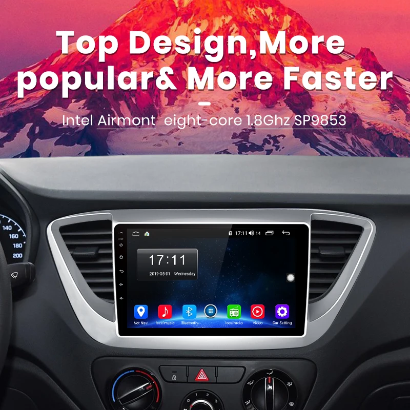 Junsun 4G + 64G CarPlay DSP Android 8 1 автомобильный Радио Мультимедиа Стерео Аудио плеер gps 2 Din