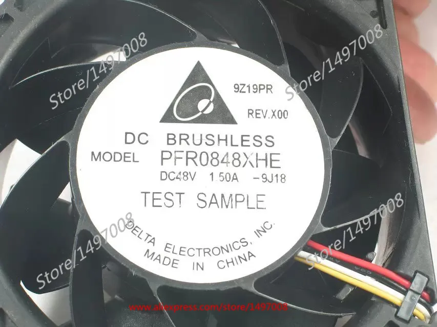 Вентилятор охлаждения сервера Delta Electronics PFR0848XHE 9J18 DC 48 В 1 50 а 80x80x38 мм|square fan|server fan48v dc