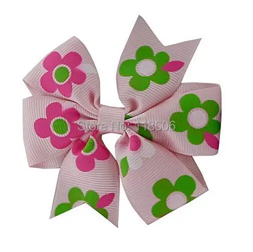 Baby Girl Cartoon Grosgrain Ribbon Boutique Hair Bows Alligator Clips3.jpg