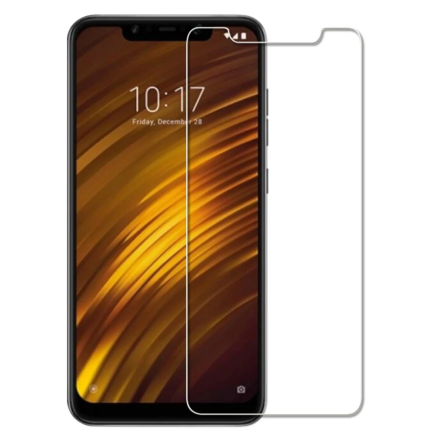 Закаленное стекло для Xiaomi Pocophone F1 защита экрана защитная пленка Mi Pocophon F 1