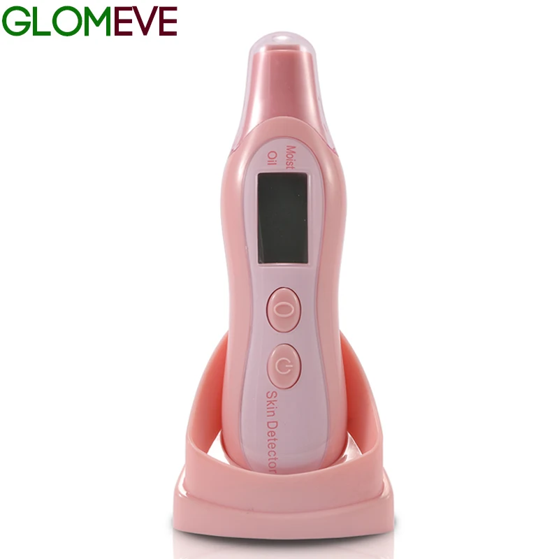 Home LCD Digital Skin Moisture Tester Detector Oil Content Analyzer