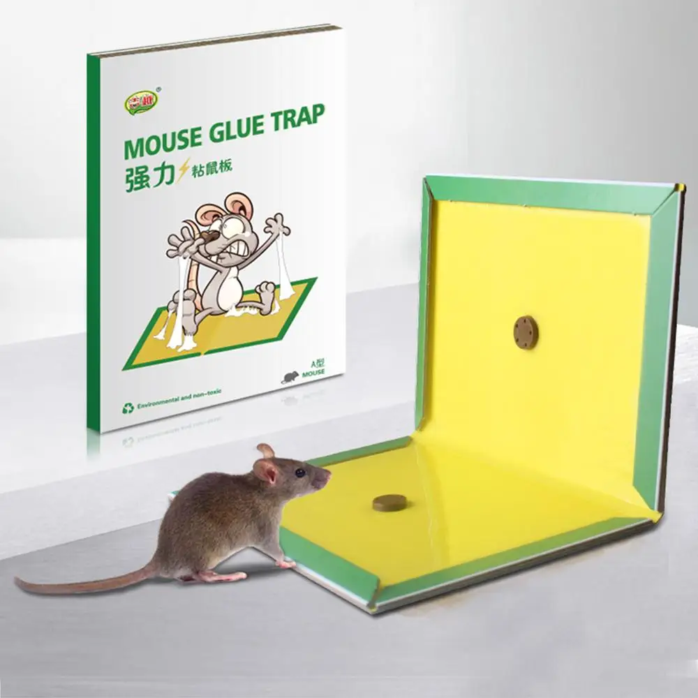 Зеленый арахисовый запах липкая мышь доска Мышь Убийца крыса клей ловушка мышь ловушка