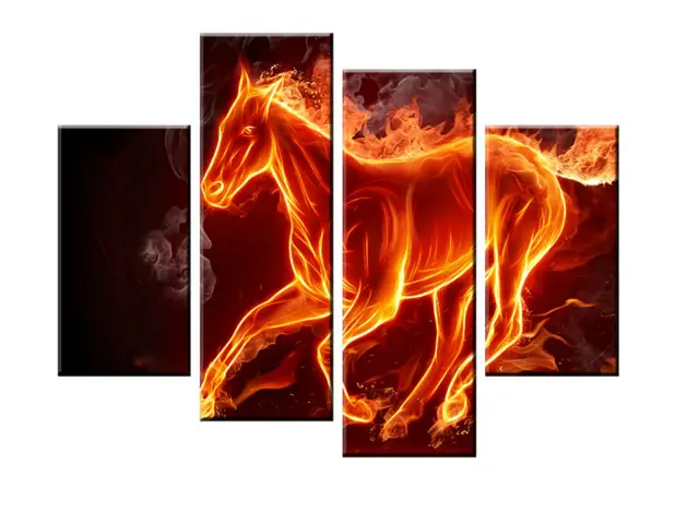 4 Piece Wall Art aliexpress : buy 4 piece wall art painting print on canvas the 4 Piece Wall Art aliexpress : buy 4 piece wall art painting print on canvas the
