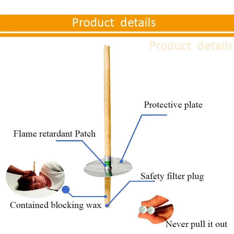 4 шт ушные свечи для здорового ухода за ушами, ушной воск для удаления ушей, очистка ушных раковин, терапия Индиана, ароматизатор для подсвечивания