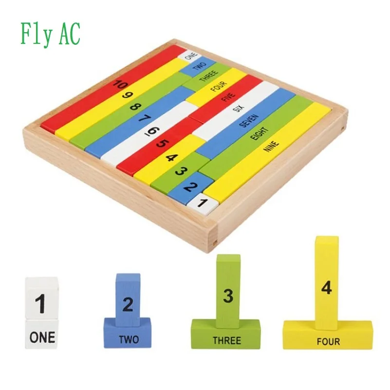 

Montessori Game Math Teaching Logarithmic Matching Digital Mathematical Educational Toys for children birthday gift